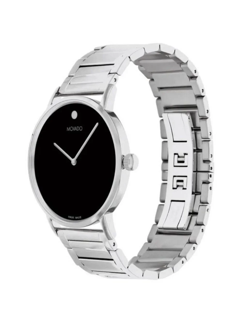 NWT Movado Signature Quartz Black Dial Unisex Watch